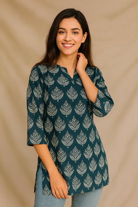 Ryen Girls Printed Short kurti